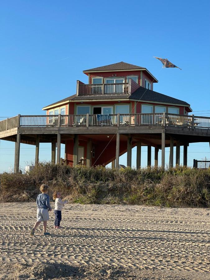 Stunning Beachfront 3 Bedroom Home, Coralmoonbeach Bolivar Peninsula Buitenkant foto